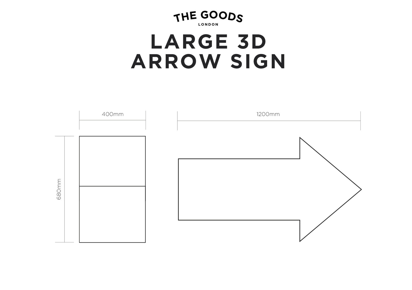 Arrow Technical Drawing