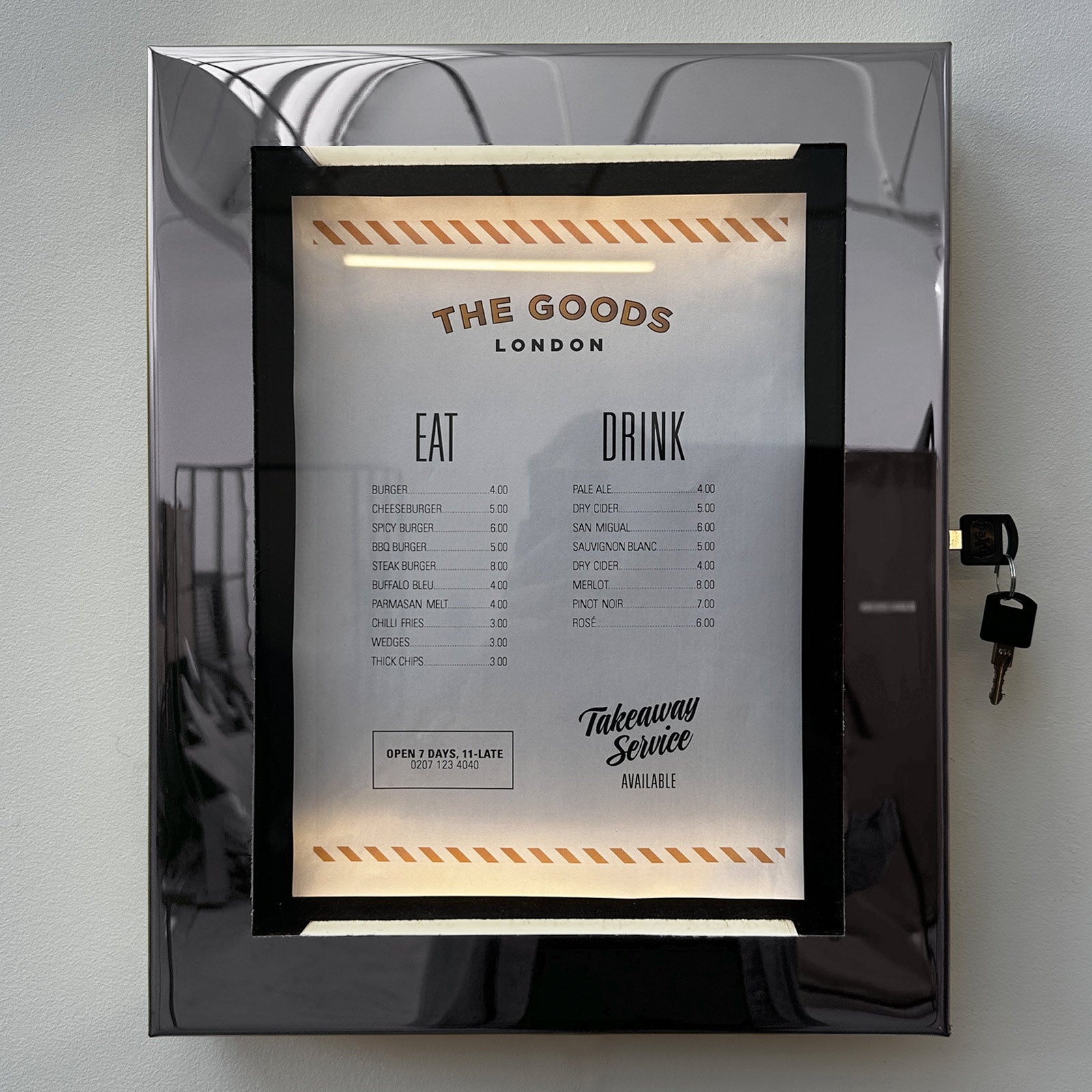 MENU CASES for bars & restaurants. Buy Online, next day delivery ...