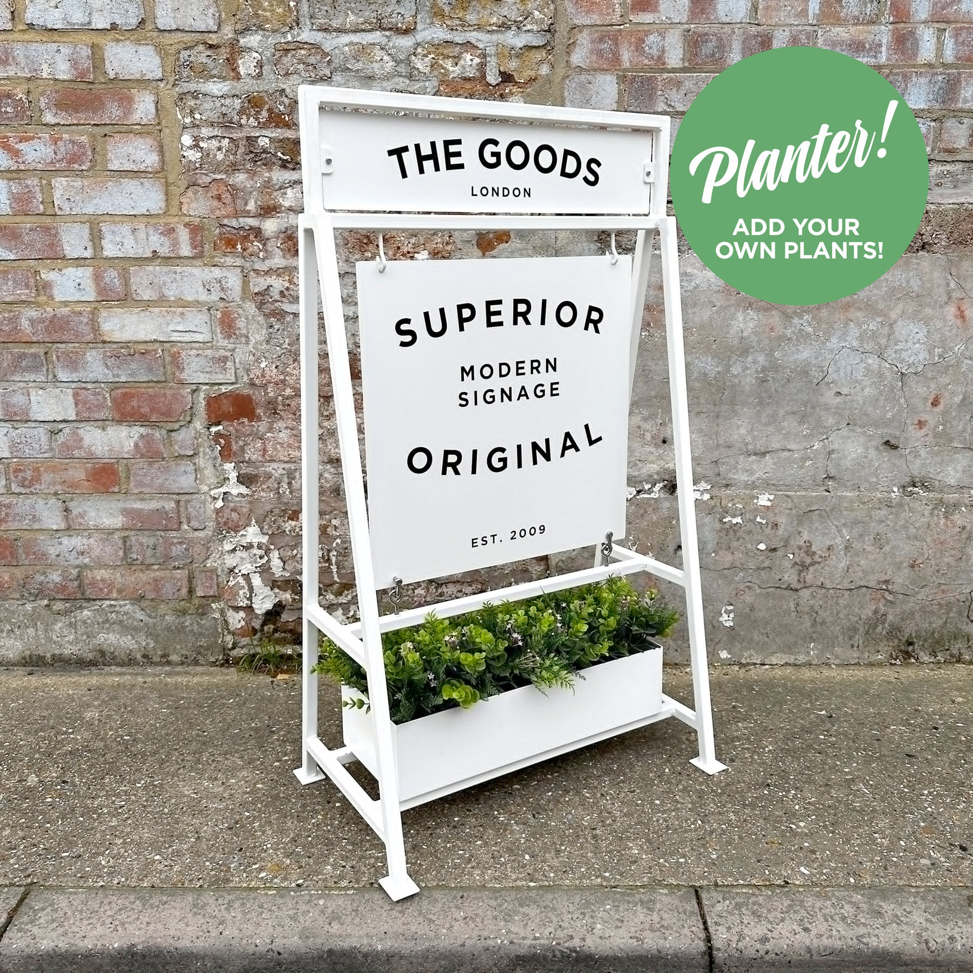 Planter A Board Sign