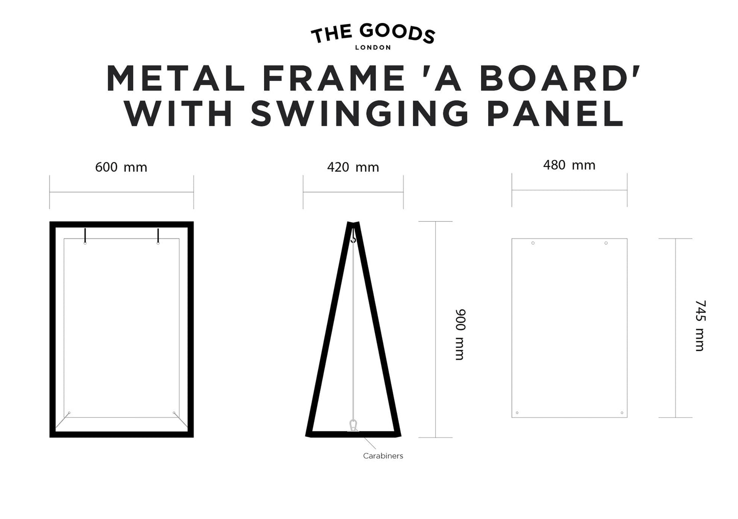 Swinging A Board Technical Drawing