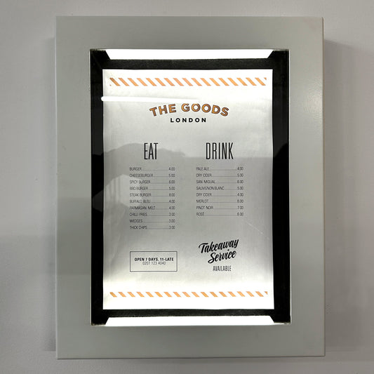 MENU CASES for bars & restaurants. Buy Online, next day delivery ...